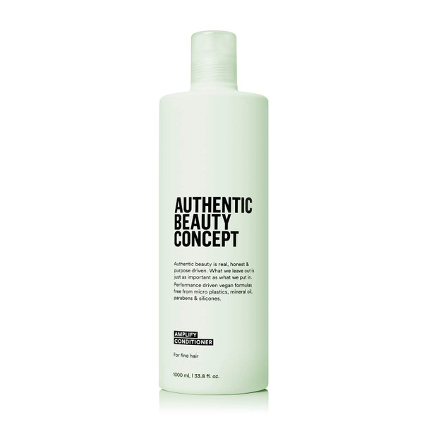 Authentic Beauty Concept Amplify Conditioner | Fine hair | Increases Body & Volume | Vegan & Cruelty-free | Silicone-free