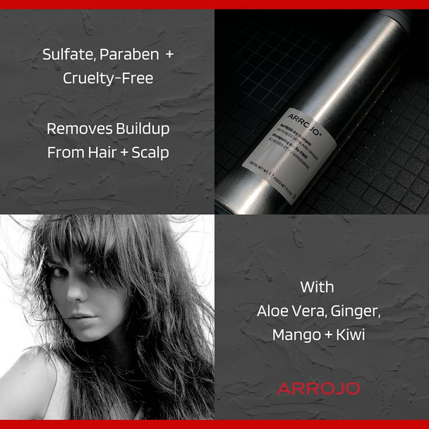 ARROJO ReFINISH Volumizing Dry Shampoo for Women & Men - Revitalizing Dry Shampoo Spray w/Invisible Finish  Women & Mens Dry Shampoo for All Hair Types