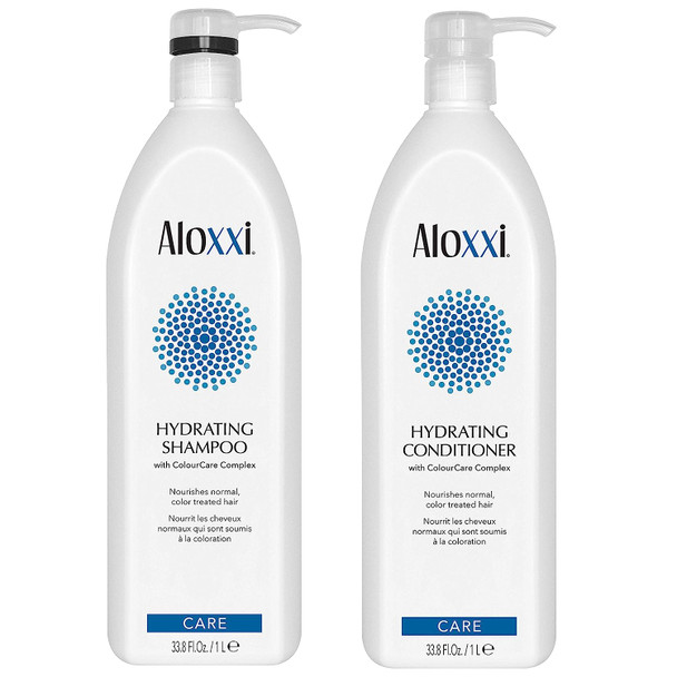 ALOXXI Hydrating Shampoo + Conditioner Set, 33.8 oz
