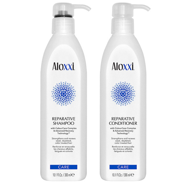 ALOXXI Reparative Shampoo + Conditioner Set, 10.1 oz