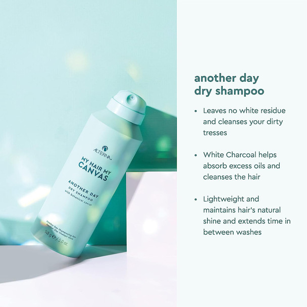 Alterna My Hair My Canvas Meltaway No-Rinse Micellar Cleanser and Another Day Dry Shampoo Vegan Styling Set | Creme-to-Powder Cleanser for Shower Clean Hair | Refresh & Volumize Hair | Peta Tested