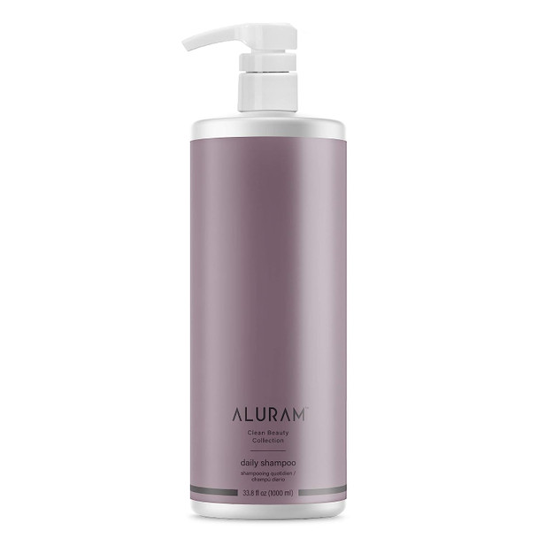 Aluram Coconut Water Based Daily Shampoo for Men and Women - Clean Beauty - Sulfate & Paraben Free