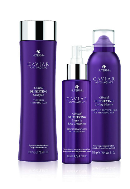 Alterna Caviar Anti-Aging Clinical Densifying Shampoo, For Fine, Thinning Hair, Thickens Hair, Protects Scalp, Sulfate Free