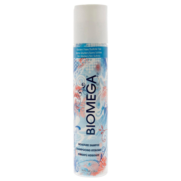 BIOMEGA Moisture Shampoo, Creates Fuller Volume, Hydrating Formula Cleanses Hair while Infusing it with Omega-Rich Moisturizers and Keratin Amino Acids