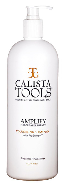 Calista Amplify Shampoo, Salon Quality Supersize Volumizing Shampoo for All Hair Types, Color-Safe Formula, 33.8 oz