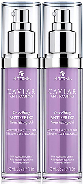Alterna Haircare Caviar Anti-Aging Smoothing Anti-Frizz Nourishing Oil, 2 Count
