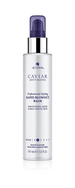 Alterna Caviar Professional Styling Rapid Blowout Balm, 5 Fl Oz | Heat Protection that Smoothes Seamlessly Through Hair | Sulfate Free