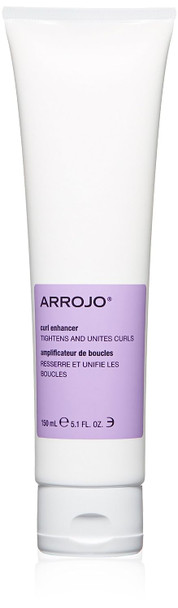 ARROJO Curl Enhancer  Curly Hair Gel for Soft, Fine Curls - Curl Gel w/ Amino Acids, Oat Proteins  Curl Enhancing Hair Products to Add Shapely Spring  Wavy & Curly Hair Products (5.1 oz)