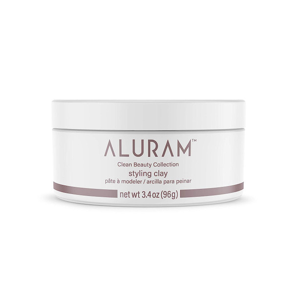 Aluram Hair Styling Clay with a Soft Satin Finish - Cruelty Free 3.4oz