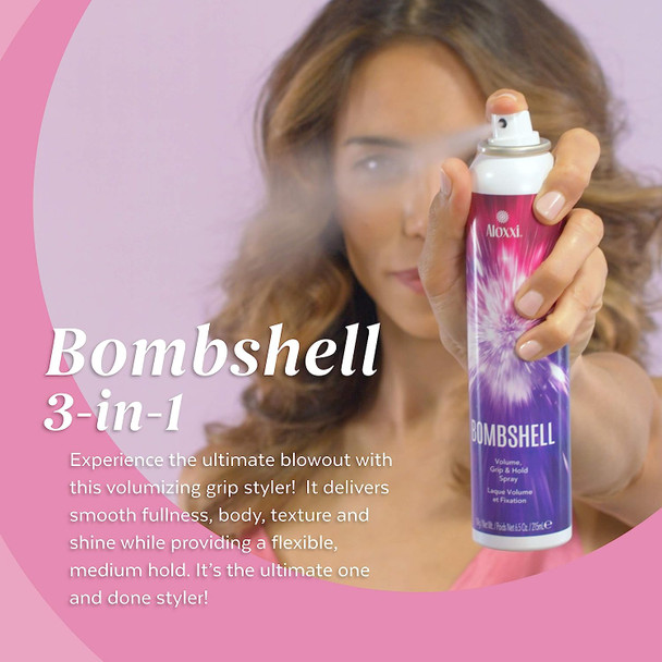 ALOXXI Bombshell Volume Grip & Hold Spray, 6.5 oz
