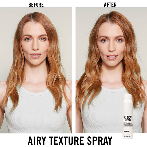 Authentic Beauty Concept Airy Texture Spray | All Hair Types | Laid Back Volume | Vegan | Silicone-free | 5 oz.