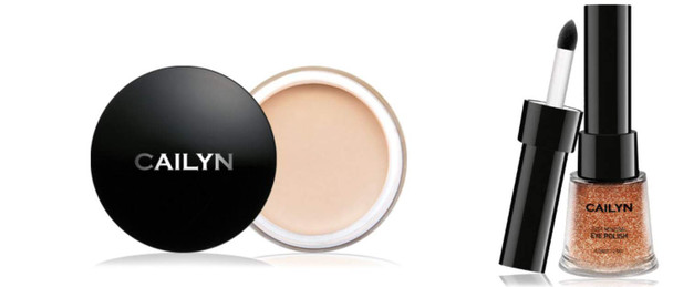 CAILYN Just Mineral Eye Polish Eye Shadow Nude Collection + Cailyn Eye Blam Primer (Bronze-17)