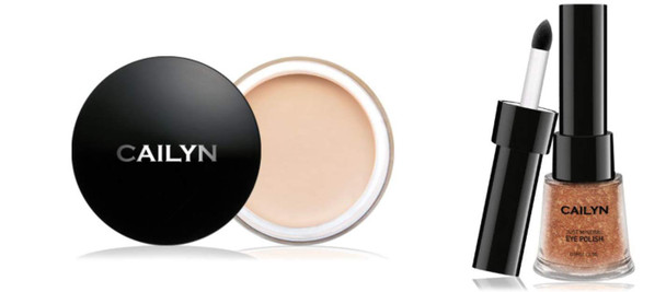 CAILYN Just Mineral Eye Polish Eye Shadow Nude Collection + Cailyn Eye Blam Primer (Mink-54)