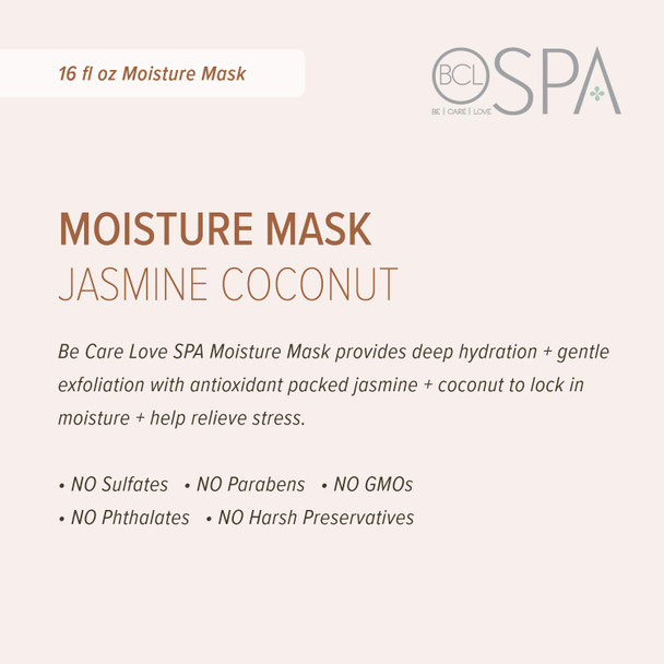 BCL SPA Moisture Mask, Jasmine Coconut, 16 Fl Oz