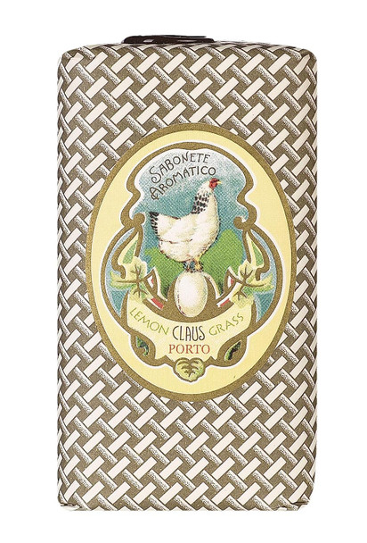 Claus Porto Chicken Wax Sealed Soap Bar, Lemongrass, 5.3 oz