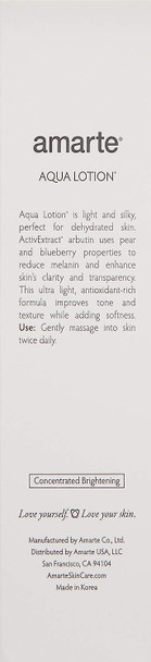 AMARTÉ Skin Aqua Lotion Brightening Moisturizer, 1.7 Fl Oz