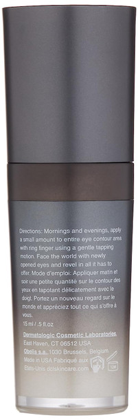 DERMATOLOGIC COSMETIC LABORATORIES DCL Skincare Peptide Plus Eye Treatment Anti-Aging Moisturizer to diminish wrinkles, eye puffiness and dehydration with Squalane and Ceramides. .5 Fl Oz