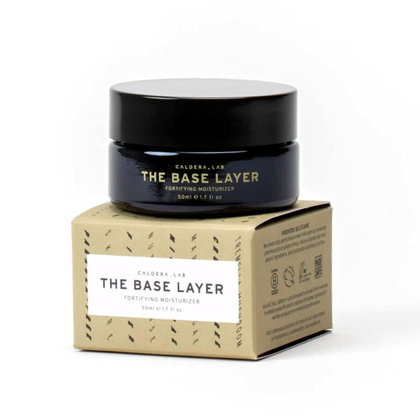 Caldera + Lab The Base Layer | Men's Organic Face Cream Moisturizer for Dry, Sensitive, & Normal Skin  Vegan, Natural & Antioxidant Packed Facial Skincare