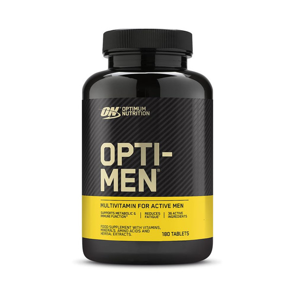 Optimum Nutrition Opti-Men Multivitamin Supplements For Men With Vitamin D Vitamin C Vitamin A And Amino Acids 60 Servings 180 Capsules