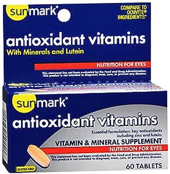 Sunmark Antioxidant Vitamins Tablets 60 Tabs By Sunmark