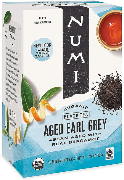 Earl Grey Black Tea 18 Bag By Numi Tea