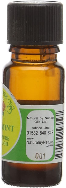 Natural By Nature Oils Peppermint Oil Organic 10ml