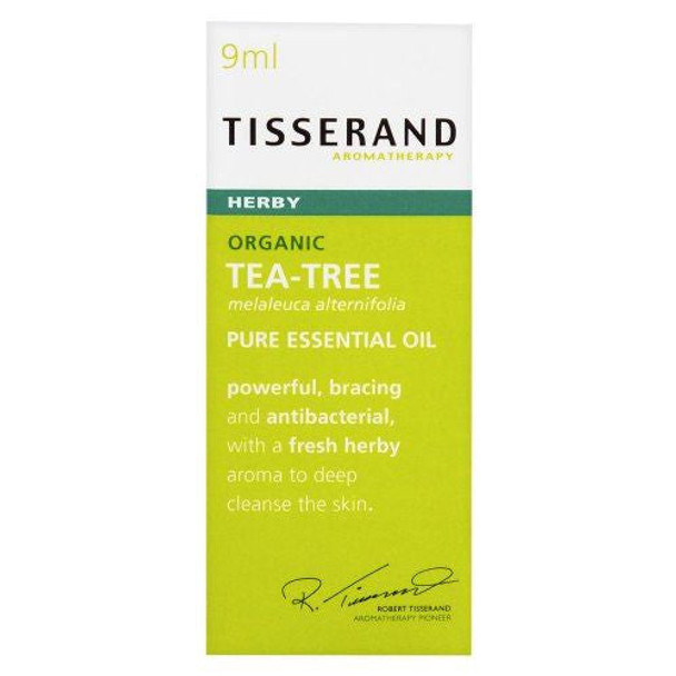 Tisserand Aromatherapy Tea Tree Organic Essential Oil 9ml