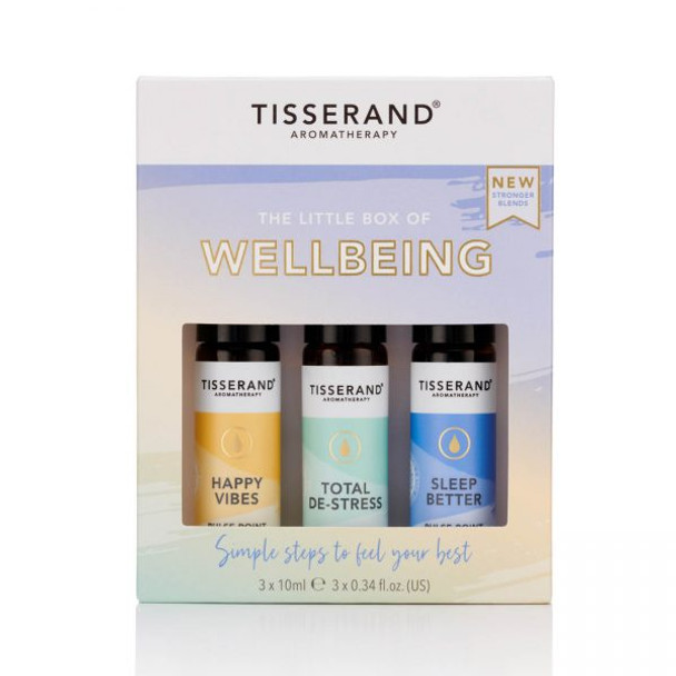 Tisserand Aromatherapy The Little Box Of Wellbeing Gift Set 3 x 10ml