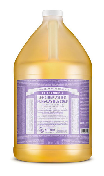 Dr Bronner Lavender Pure-Castile Liquid S 3.8L