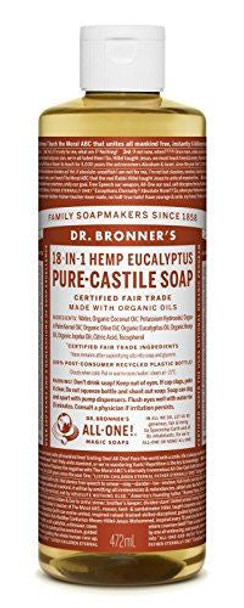 Dr Bronner Eucalyptus Castile Liquid Soap 473ml