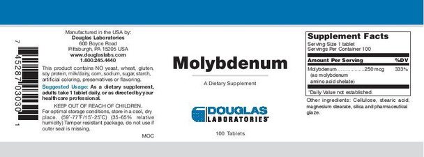 Douglas Laboratories Molybdenum