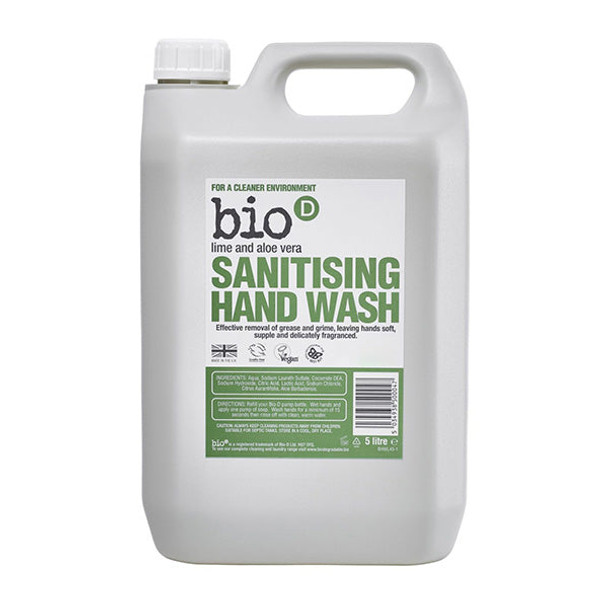 Bio-D Lime & Aloe Vera Cleansing Hand Wash  5L