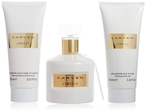 Carven L'Absolu Edp 100ml - Shower Gel 100ml - Body Milk 100ml