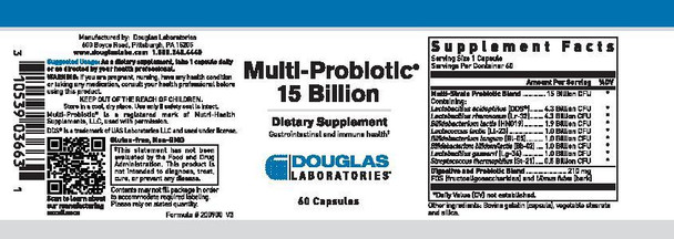 Douglas Laboratories Multi-Probiotic 15 Billion