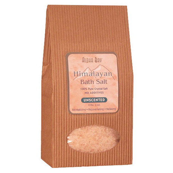 Himalayan Bath Salts and Scrubs Unscented 35 oz By Aloha Bay