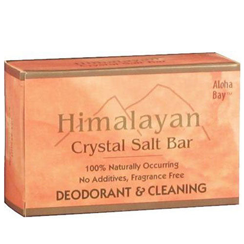 Himalayan Bath Salts and Scrubs Crystal Bath Bar Unscented 9 Oz By Aloha Bay