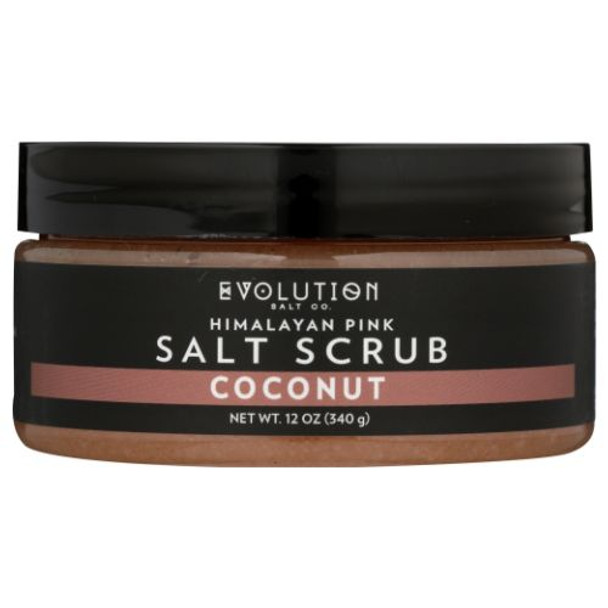 Himalayan Salt Scrub Coconut 12 oz By Evolution Salt