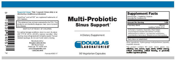 Douglas Laboratories Multi-Probiotic Sinus Support