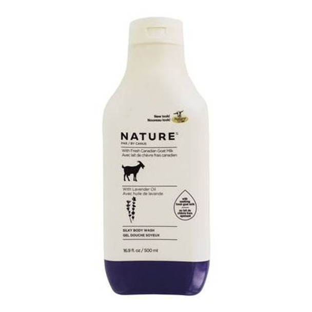 Goats Milk Body Wash Lavender Oil 16.9 Oz By Canus Goats Milk