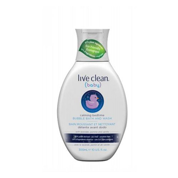 Calming Bedtime Bubble Bath and Wash 10 Oz By Live Clean