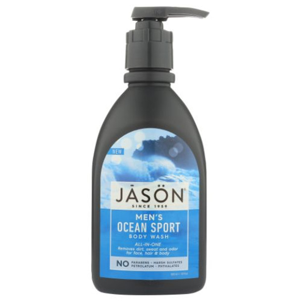 Mens Ocean Sport Body Wash 30 Oz By Jason Natural Products