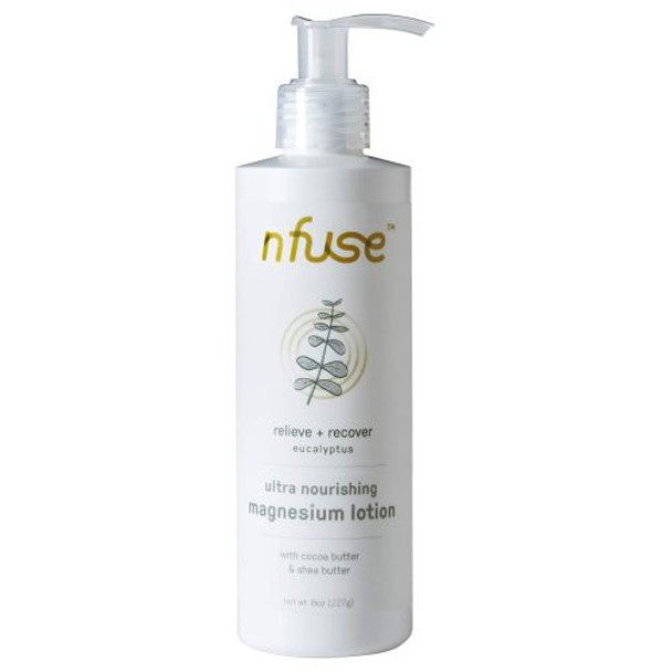 Magnesium Body Lotion Relieve + Recover 8 Oz By Nfuse