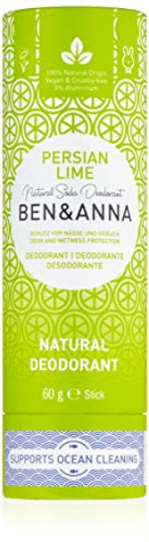 Ben & Anna Natural Soda Deodorant Persian Lime 60g