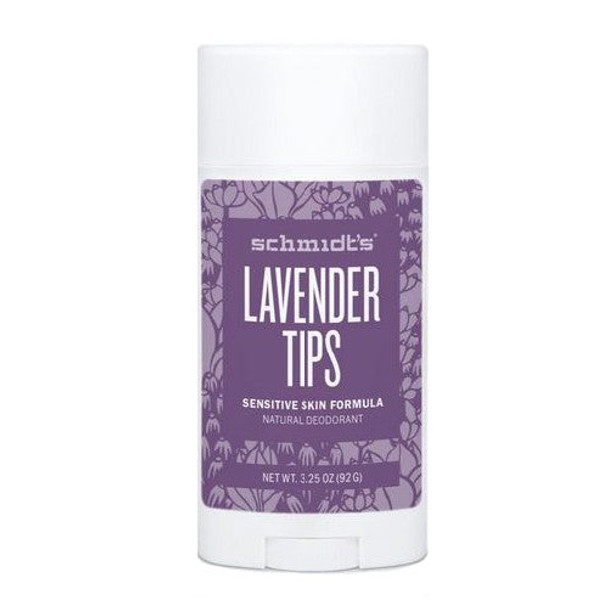 Natural Deodorant Lavender Tips 3.25 Oz By Schmidt's Deodorant