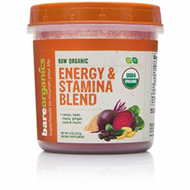 Organic Energy & Stamina Blend 8 Oz By Bare Organics