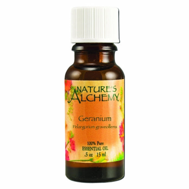 Pure Essential Oil Geranium 0.5 Oz By Natures Alchemy