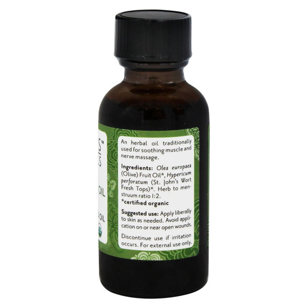 Organic St. John's Wort Infused Oil 1 oz By Simplers Botanicals