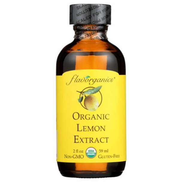 Organic Lemon Extract 2 Oz By Flavorganics
