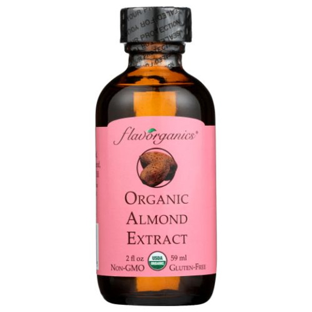 Organic Almond Extract 2 Oz By Flavorganics