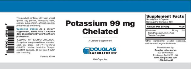 Douglas Laboratories Potassium Chelated